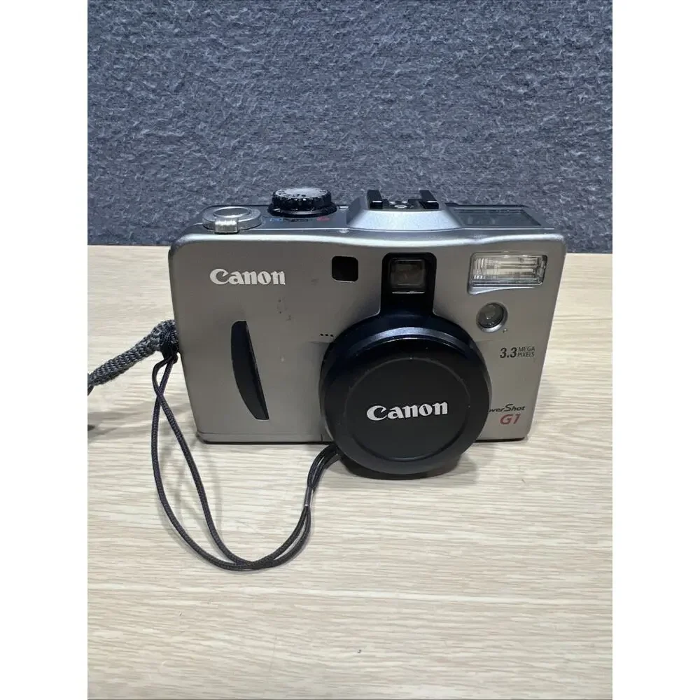 Canon Powershot G1 3.3MP Digital Camera With 128 MB Memory Card, Silver - Tested